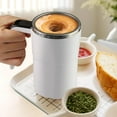 thumbnail image 2 of Automatic Magnetic Stirring Coffee Cup - Self-stirring Stainless Steel Mixing Cup with LCD Thermometer, USB Rechargeable Protein Shaker Bottle for Hot Beverages, 2 of 7
