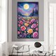 thumbnail image 3 of (ZQS748 AB) Diamantes AB Parciales Diamantes Completos Flores La Serie Plantas Diamantes Redondos Pintura Diamantes Resina 40 * 70 CM Tamaño Del Lienzo 45 * 75 Cm, 3 of 9