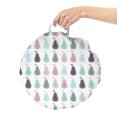 thumbnail image 2 of Pear Round Floor Cushion with Handle, Contemporary Summer Art Pattern with Pastel Colorful Fruits Graphic, Decorative Pillow for Living Room & Dorms, 18" Round, Multicolor, by Ambesonne, 2 of 4