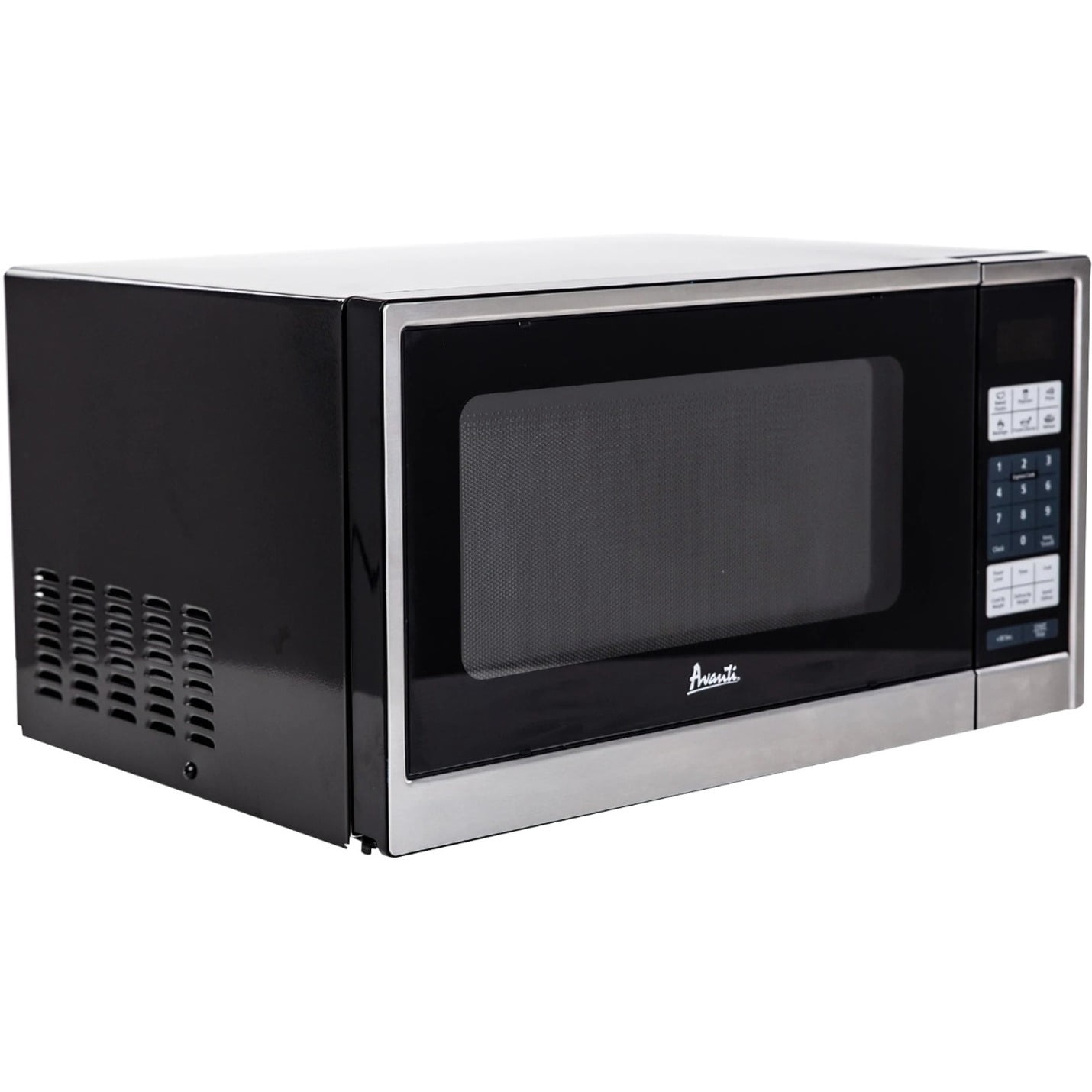Avanti 1.1CF 1000W Black with Stainless Steel Front Microwave - 1 Each