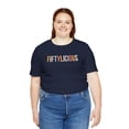 thumbnail image 6 of Fiftylicious 50th birthday party funny Cute fiftieth bday Unisex T-shirt, 6 of 8