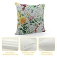 thumbnail image 4 of COMIO  Farmhouse Floral Design Pillow Covers Colorful Shabby Flowers Print Pillowcases, Satin Fabric,, 4 of 5