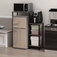 thumbnail image 5 of HomeStock Nordic Haven Kitchen Storage Shelf Tall-Finish:French Oak Gray/Black, 5 of 6