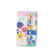 Baby Shark Underwear, 7-Pack (Toddler Girls)