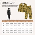 thumbnail image 4 of Pajamas for Women Set - Yellow Camouflage Comfy Long Sleeve Button Up Pajama Sets for Women 2 Piece, Soft Sleepwear Nightwear Pjs Lounge Sets for Women with Pockets, 4 of 6