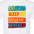 thumbnail image 4 of Inktastic Squash Player Eat Sleep Squash Repeat T-Shirt, 4 of 5