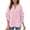 49# Pink, variant on Womens Summer 3/4 Length Sleeve Bell Sleeve Flared Tunic Tops Plus Size V-Neck Blouses for Women Dressy Casual Gray 2XL
