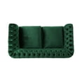 thumbnail image 5 of Emerald-Colored | Chesterfield-Style Loveseat for Stylish Decor | Enhances the Look of Your Space with Button Tufting, 5 of 6