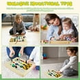thumbnail image 6 of LINFANG Busy Board with LED Light Up Switch Wood Toddler Toys Educational Toddler Busy Board Portable Light Up Busy Board Sturdy Light Up Switch Board for Kids, 6 of 9