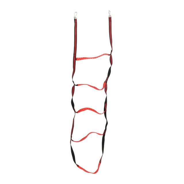 Boarding Rope Ladder, Portable Foldable Boat Rope Ladder Lightweight 5 Steps Stable With Climbing Buckle For Canoes For Inflatable Boats Blue,Red,Green