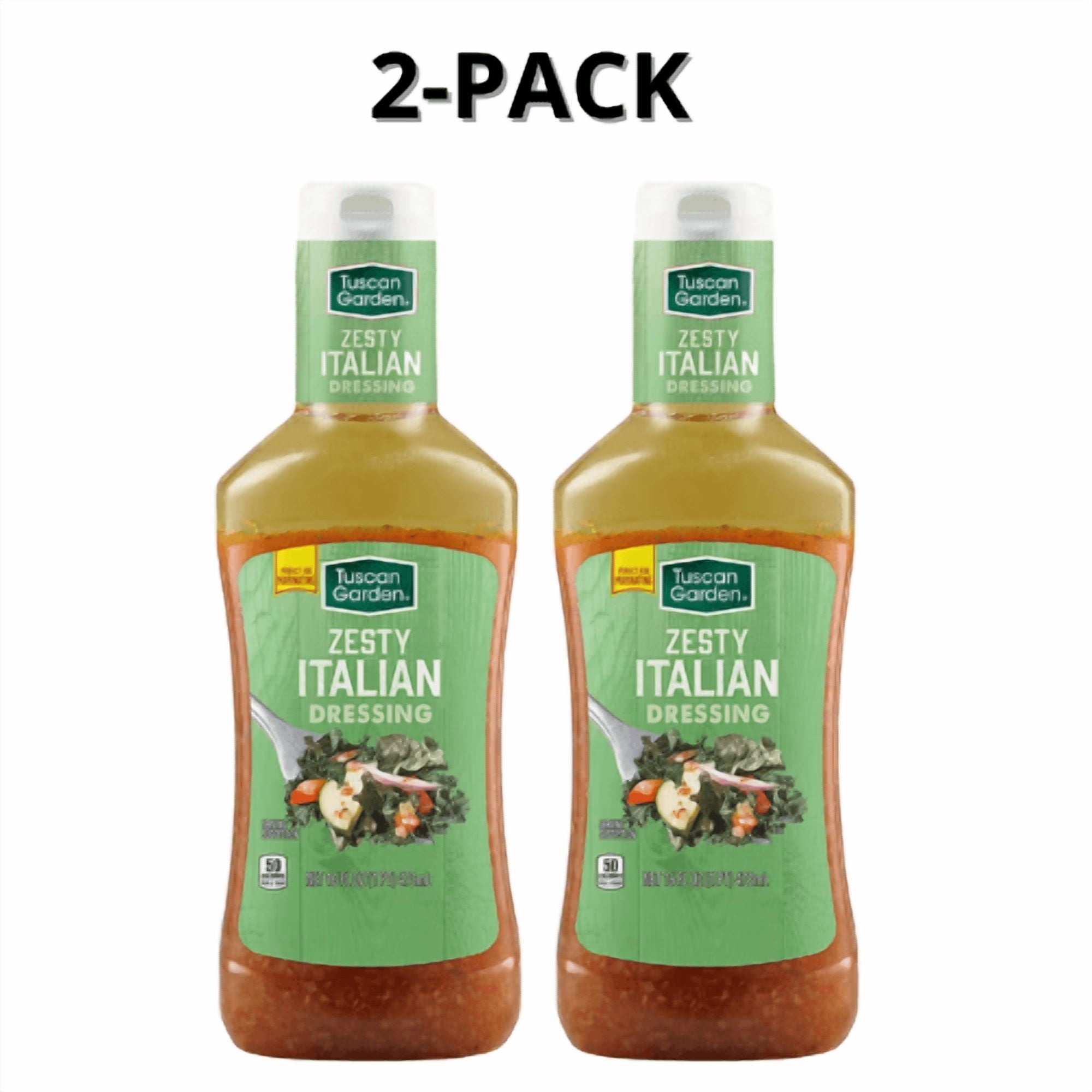 2X Restaurant Style Italian Salad Dressing, 16 oz