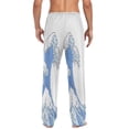 thumbnail image 2 of Ocean Wave Men's Lightweight Pajama Bottoms Stretch Elastic Waist Side Pockets Spring Fall, 2 of 7