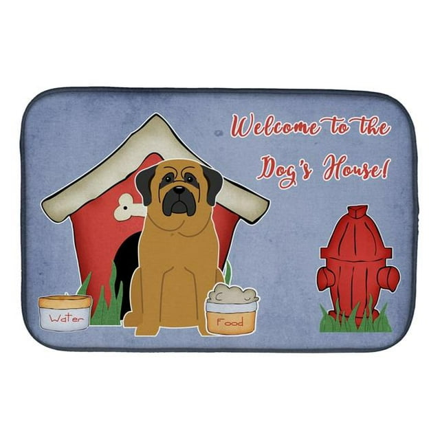 Carolines Treasures BB2772DDM Dog House Collection Mastiff Dish Drying Mat