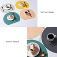 thumbnail image 6 of Silicone Placemats for Dinner Table, 3/4 Half Round Kids Placemats, Non-Slip Heat Resistant Table Mats Portable Toddlers Placemats for Dining Table, 6 of 6