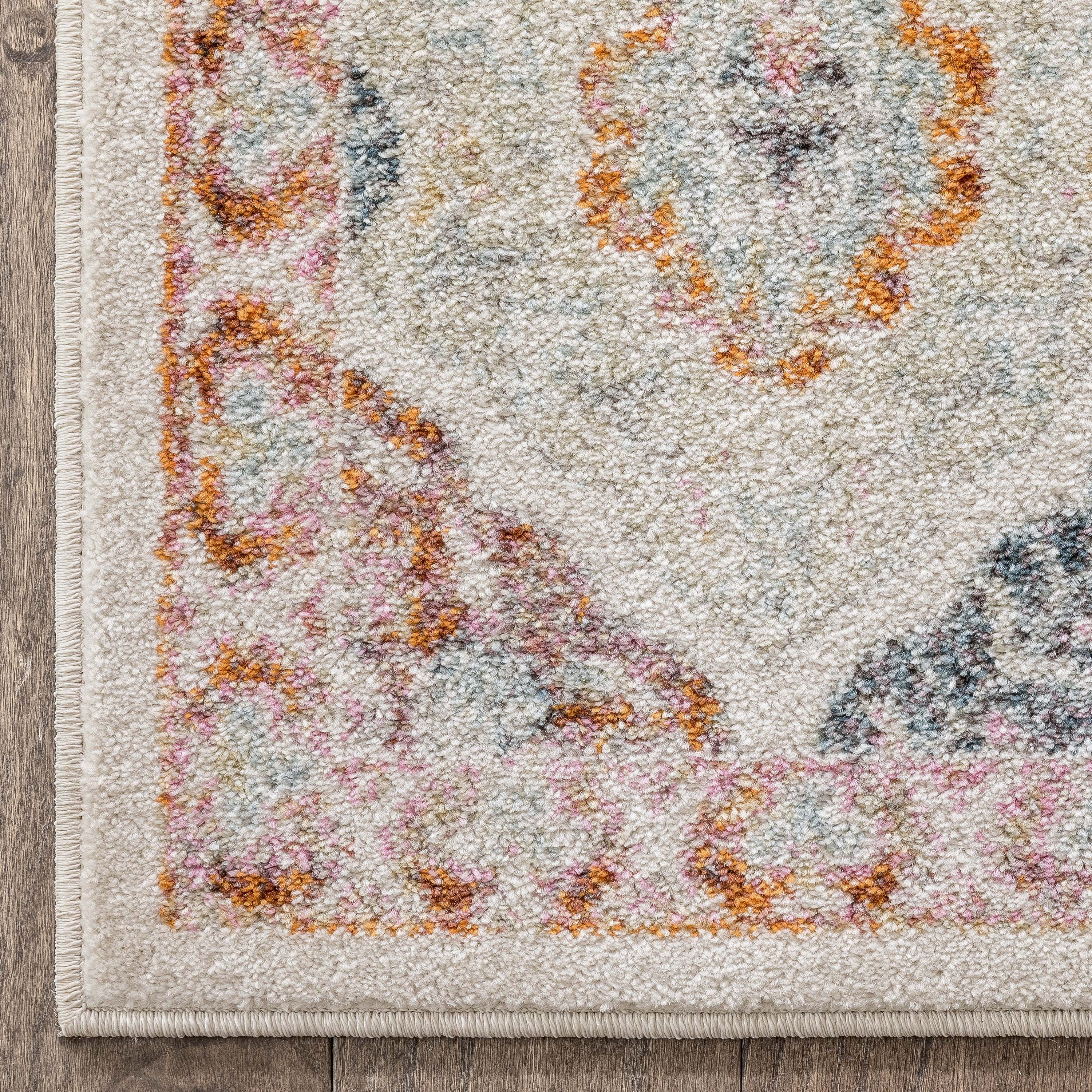 Well Woven Rodeo Oriental Area Rug, 5' x 3', Durable, Longer Lasting Rug, Global Inspired Bohemian Pattern, Super Soft Pile