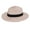 Light Pink, variant on Womens Mens Wide Brim Straw Panama Hat Fedora Summer Beach Sun Hat Straw Hat for Women