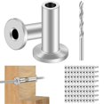 thumbnail image 1 of 80PCS Stainless Steel Protector Sleeves for 1/8in Wire Rope Cable Railing,T316 Marine Grade Protecti, 1 of 5