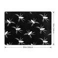 thumbnail image 2 of Area Rugs For Living Room Decor - white spider doodle black Soft Anti Slip Throw Washable Rugs 5x7 For Bedroom, Indoor Carpet For Bedroom Living Room 80x58In, 2 of 7