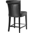 thumbnail image 5 of SAFAVIEH Seth Contemporary Curved Back Counter Stool with Footrest, Taupe, 5 of 5