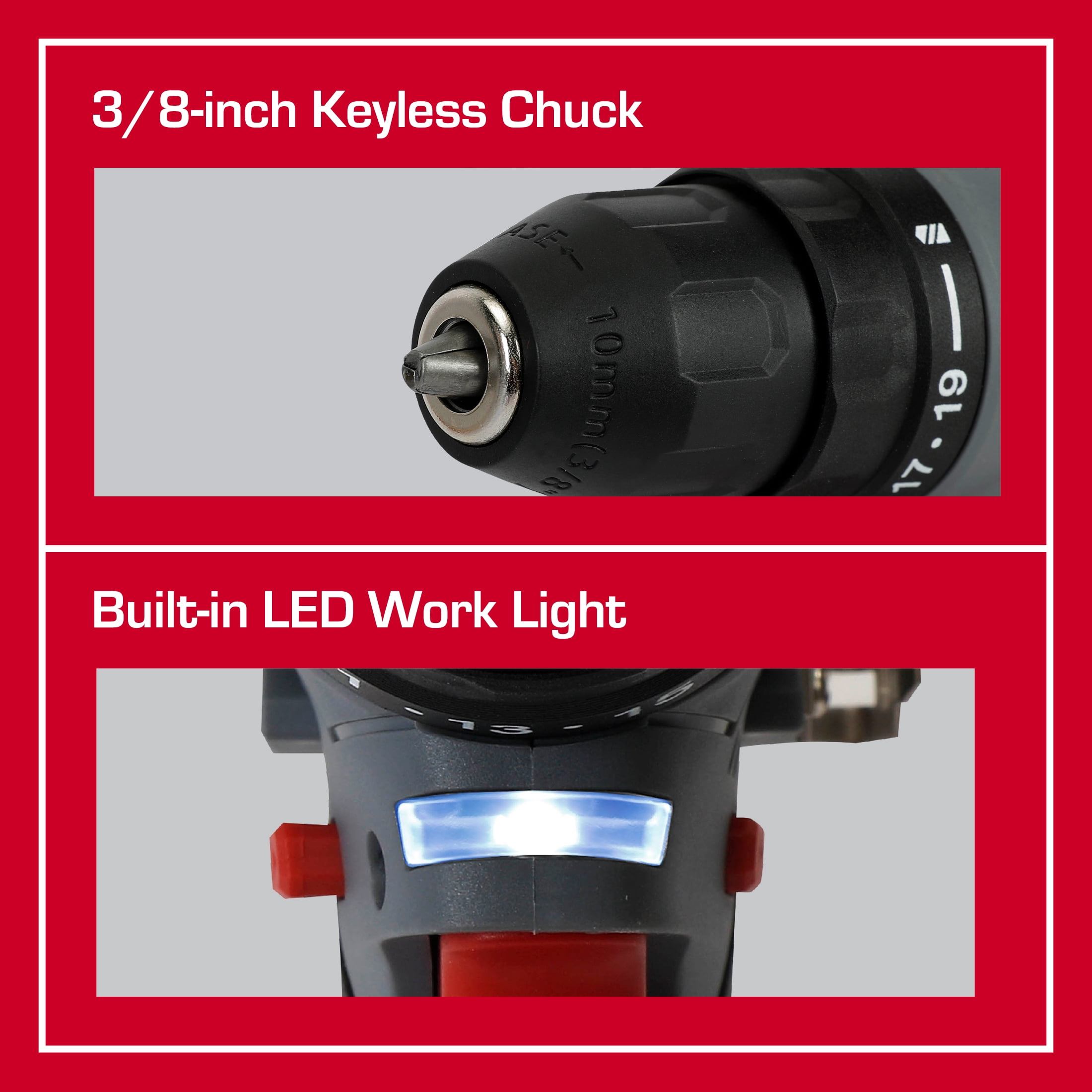 Hyper Tough 12V Brushless Cordless Drill Driver with 1.5Ah Battery