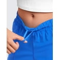 thumbnail image 4 of CRZ YOGA Girls Feathery-Fit Soft Athletic Shorts with Zipper Pocket Tennis Soccer Running Casual Liner Kids Teen, 4 of 6