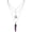 Purple, variant on Gothic Crescent Moon Choker Necklace for Women, Moon Sun & Star Design, Trendy Emo Grunge Style, Fashion Jewelry Gift for Halloween, Christmas & Daily Wear