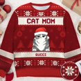 thumbnail image 3 of Suéter navideño feo con dibujo de gato, suéter navideño con impresión 3D, regalo de Papá Noel, sudadera 3D para hombre, otoño e invierno, 3 of 5