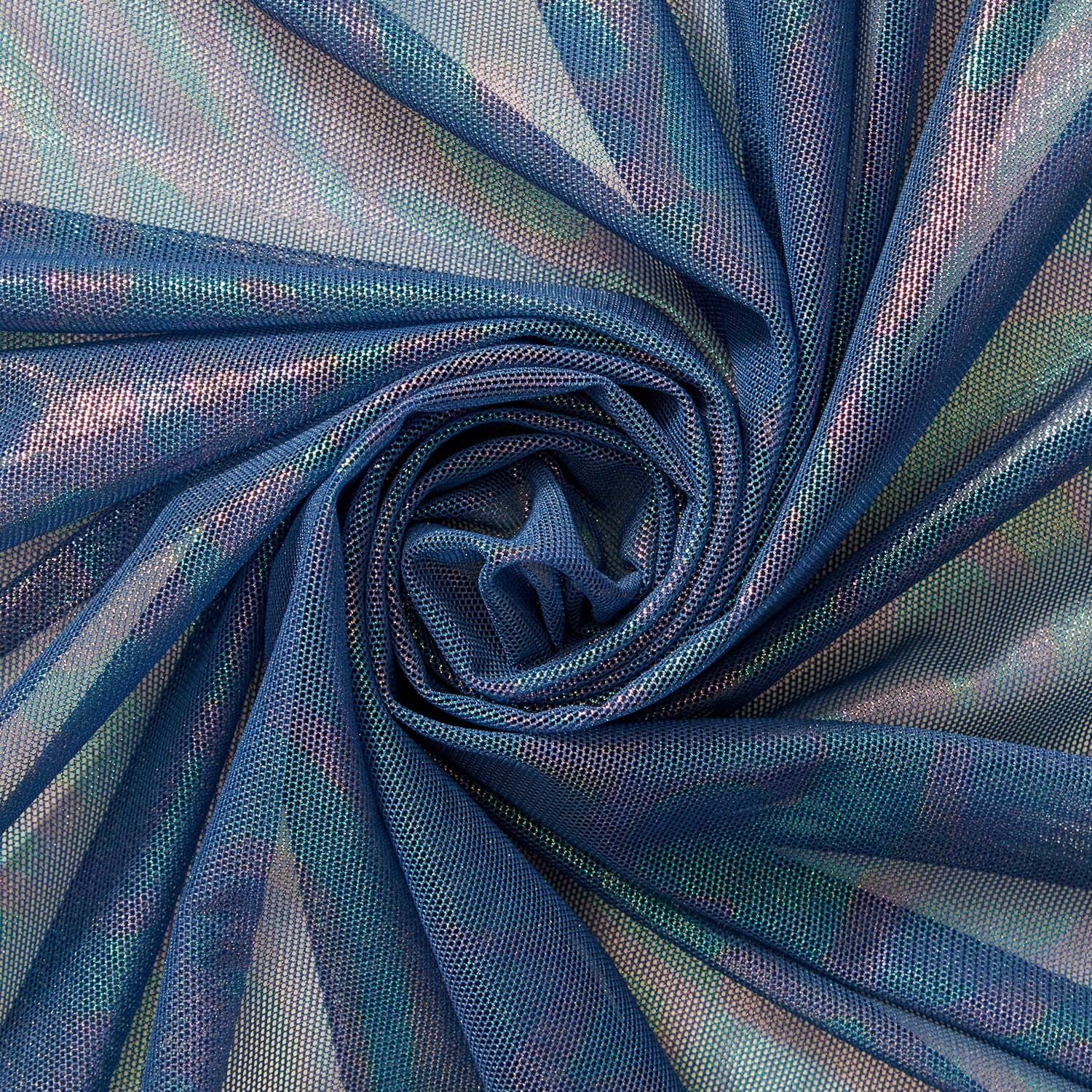 Tie Dye Power Mesh Fabric – Cobalt Sheer Stretch 58” By The Yard ...