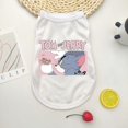 thumbnail image 1 of Chaleco Para Perros Nuevo Teddy Mini Medio Grande Perro Algodón Tank Top Productos Para Mascotas Ropa Tom & Jerry Texto Gao Jinjia unisex, 1 of 2