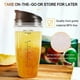 thumbnail image 4 of 24OZ Replacement Cups Compatible for Ninja Nutri BN401, BN701, SS101, BN400, BN800, BN801 Blender, 4 of 5