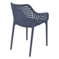 thumbnail image 2 of Compamia Air XL Outdoor Patio Dining Arm Chair in Dark Gray, 2 of 9
