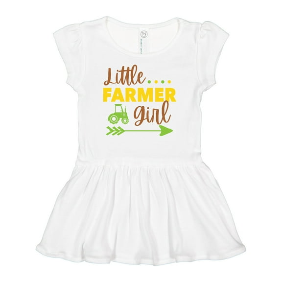 Inktastic Little Farmer Girl Girls Baby Dress