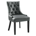 thumbnail image 2 of Modway Regent Tufted Vegan Leather Dining Chair in Gray, 2 of 8
