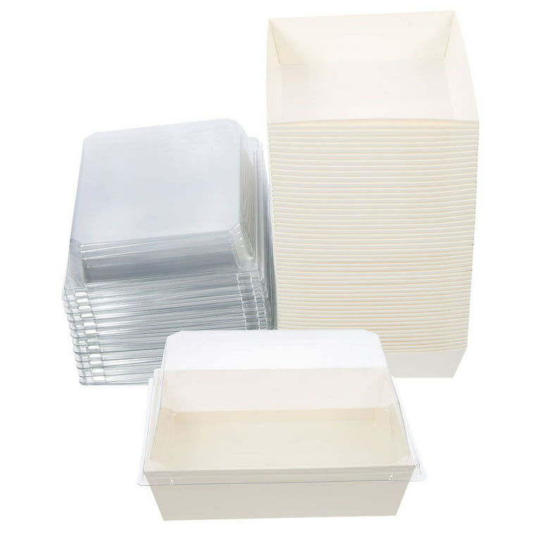 Paper Charcuterie Boxes 50PCS Disposable To Go Dessert Container Bakery  Boxes
