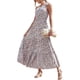thumbnail image 1 of Vestido Maxi Floral PRETTYGARDEN con Nudo y Un Hombro Azul Talla M, 1 of 5