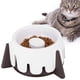 thumbnail image 2 of Comedero para mascotas perros y gatos alimentador de comida lenta tazón con forma de pastel uso húmedo y seco ajuste de cinco modos de altura protege la columna vertebral ANGGREK Otros, 2 of 8