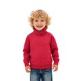 thumbnail image 2 of EnJoCho Girls Turtleneck Sweater Cable Knit Pullover Lined Winter Warm Fall Top Soft Tween Clothes Cozy Outerwear, 2 of 6