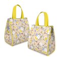 thumbnail image 2 of Pioneer Flower Floral Print Pattern Insulated Lunch Bag for Women & Adults,Large Portable Soft Cooler Lunch Bag,Thermal Food Storage Tote with Pearl Cotton,8.66L,8.75x5.75x9.5 Inch, 2 of 6