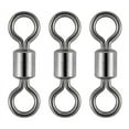 thumbnail image 3 of Dr.Fish 100pcs Rolling Barrel Swivels 298LB Fishing Swivel Solid Ring Lures Tackle, 3 of 9