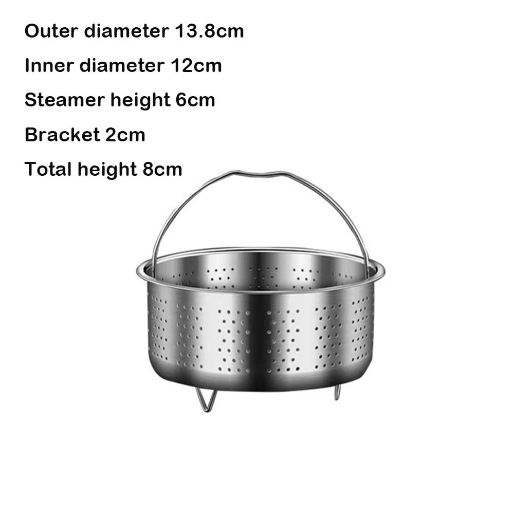 Stainless Steel Steamer Basket Steaming Pot Rice Cooking Utensils Metal
