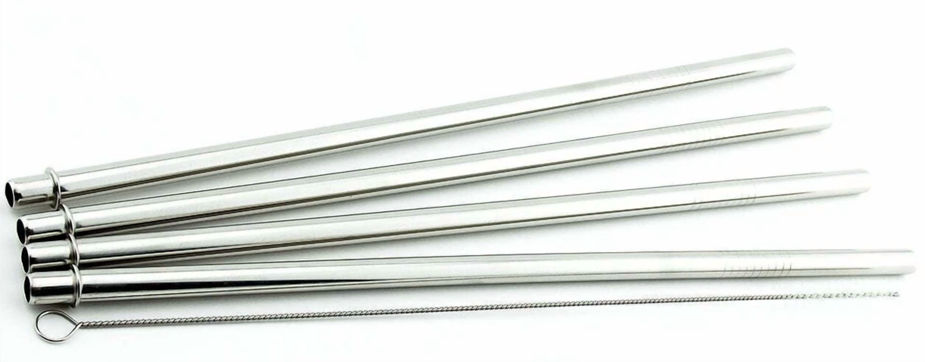 CRESTIN- Cocostraw 30Oz Straw Lid + 4 Stainless Steel Straws Replacement For Yeti Rtic
