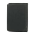 thumbnail image 2 of Classeur pour Cartes à Collectionner, Livre de Rangement pour Cartes Imperméable 4 Pochettes en Cuir PU et PP Transparent pour Cartes de Football Noir, Bleu, 2 of 7