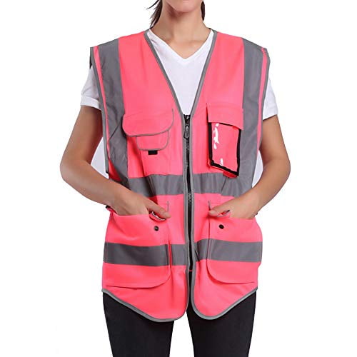 hi viz horse riding vest with pockets