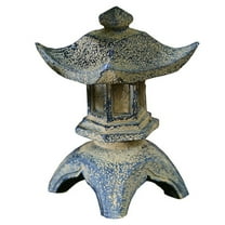 OUNONA Vintage Statue for Garden, Zen Garden Figurine, Home Decor and Outdoor Garden Decoration