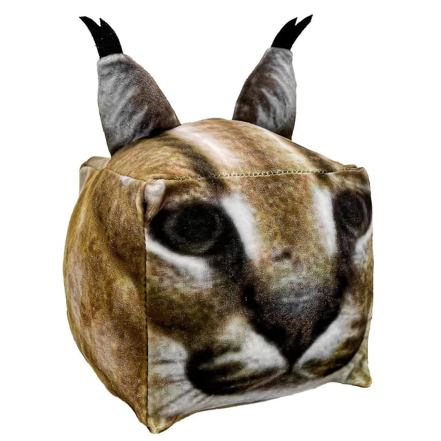 Floppa Peluche Grande Floppa Gato de Dibujos Animados Peluche Floppa Peluche Suave Lindo Animal de Peluche de Juguete para Amigos y Fans Hy