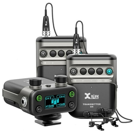 UPC: 6943050419214 | Xvive U5 Wireless Audio for Video System (2 Transmitters; 1 Reciever)