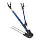 thumbnail image 5 of Uadme Soporte para caña de Pescar de 1,9 m, Soporte para caña de Pescar de Acero Inoxidable con Plataforma retráctil, Enchufe Desmontable Azul, Soporte para caña de Pescar, 5 of 5