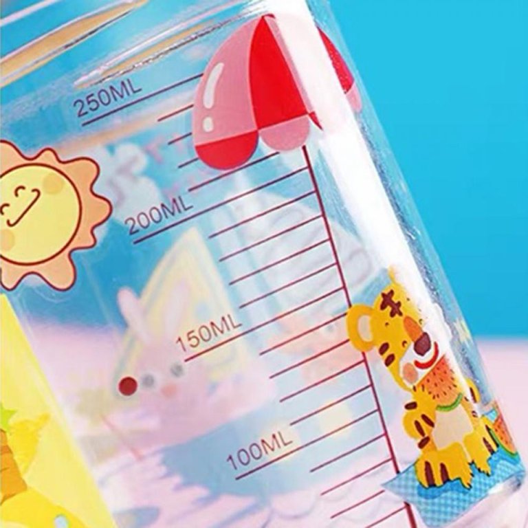 Net Celebrity Ins Wind Whale Cup Summer Plastic Straw Cup Topwoner Toddler Student Cute Water Bottle New, Size: 15.8, Purple