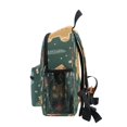 thumbnail image 4 of FORMRS School Backpack with Front Zippered Pocket 12" Student Travel Daypack, Brown Christmas Gingerbread, 4 of 6
