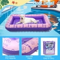 thumbnail image 3 of Balsa flotante inflable para perros BINGPET para piscina de verano (rosa), 3 of 7